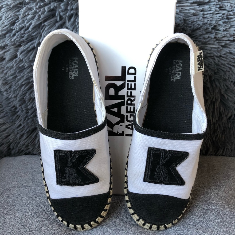 Karl Lagerfeld ~ Kids Slip On ~ Size 33 🌟 HOST PICK 🌟